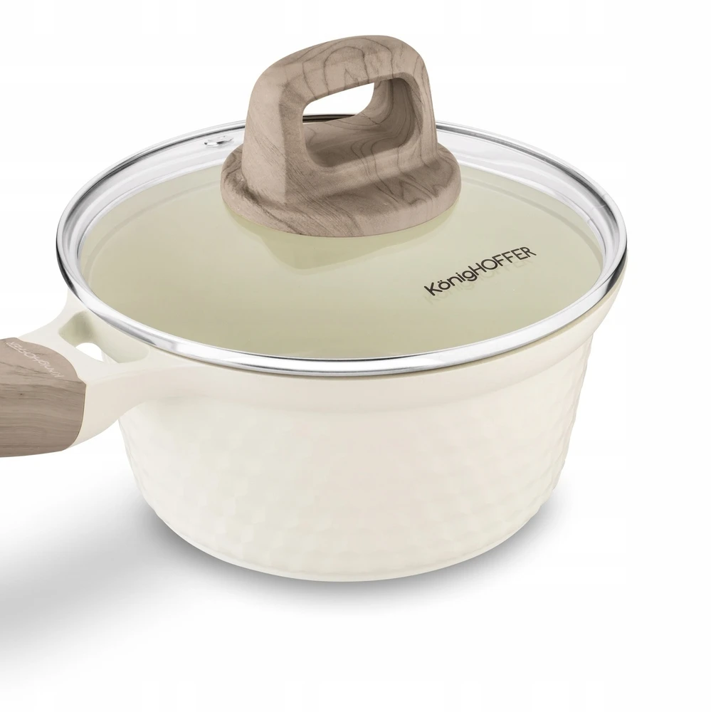 SAUGOS INDUKCIJA Keraminis mažas kreminis puodas Konighoffer Rosti 18cm 1,7
