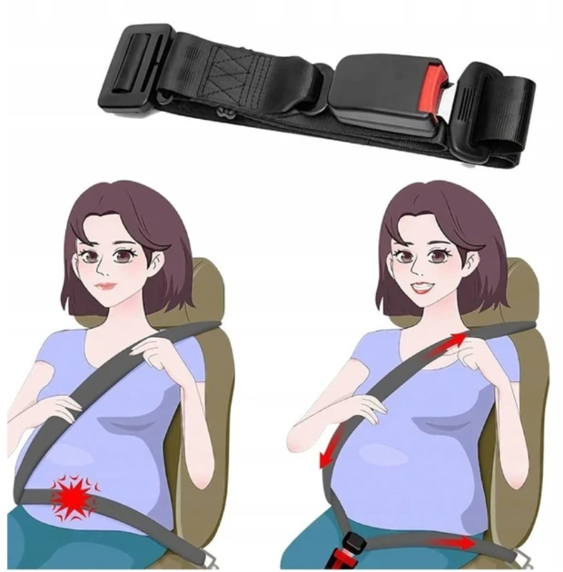 SAUGOS NĖŠČIŲJŲ MOTERIŲ SAUGOS DIRŽO ADAPTERIS
