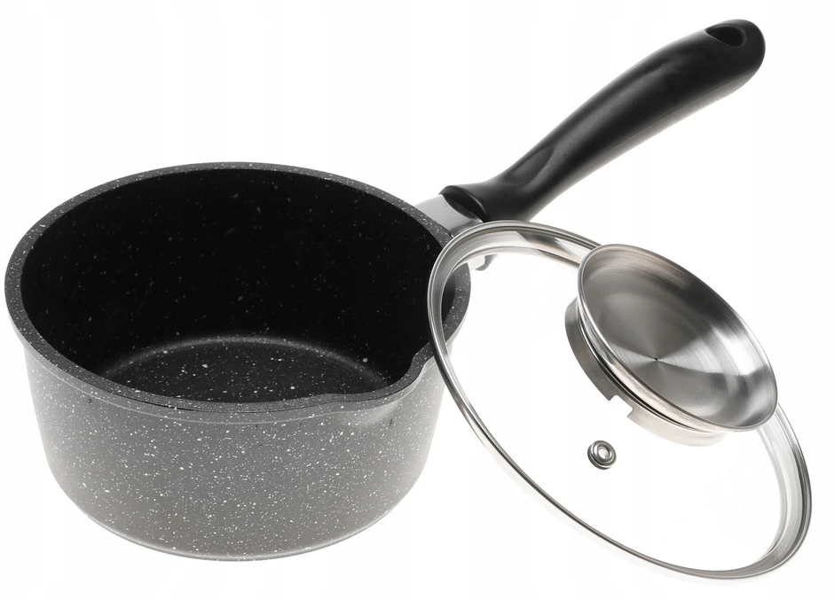 SAUGUS MARMURINIS KERAMINIS PUODAS SU DANGIU 20cm INDUKCINĖS DUJOS 2,5l 4020