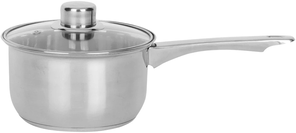SAUGUS PLIENINIS PUODAS su dangteliu 16cm 1,8L DUJŲ INDUKCINIS ROSSNER AUSTRIJA