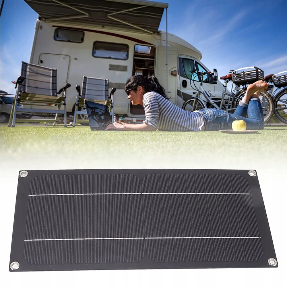 SAULĖS Įkroviklis priekaboms Kempingas SOLAR TOURIST PANEL