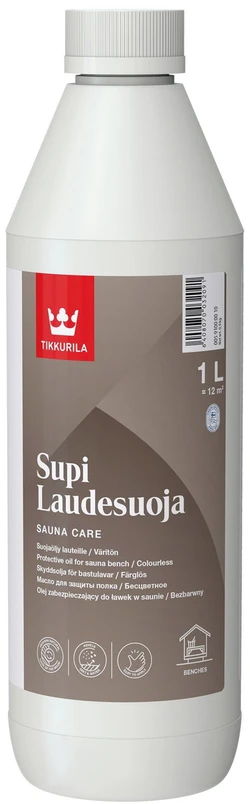Saunos sienų apsaugos priemonė TIKKURILA SUPI SAUNASUOJA, EP bazė, 900 ml