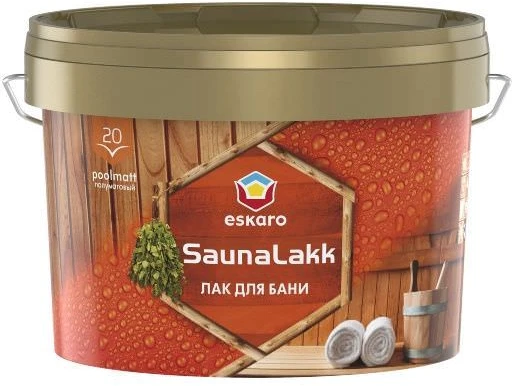 Saunos sienų apsaugos priemonė TIKKURILA SUPI SAUNASUOJA, EP bazė, 2,7 l