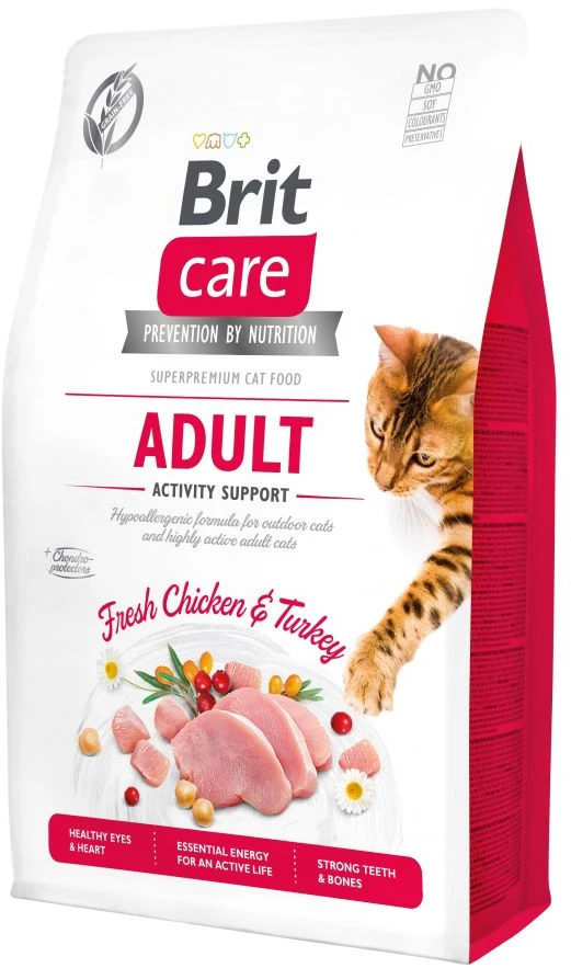 Brit Care Cat GF Adult Activity Support (Fresh Chicken&Turkey) 7kg