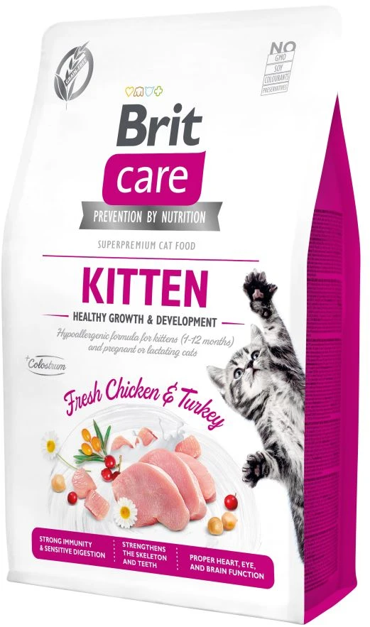 Brit Care Cat GF Kitten Healthy Growth&Development 7kg