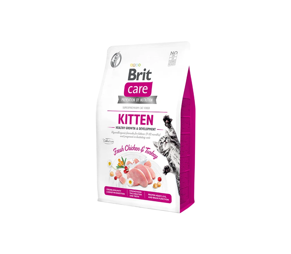 Brit Care Cat GF Senior Weight Control (šviežia vištiena) 7kg