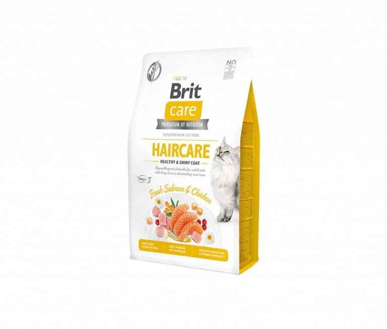 Brit Care Cat GF Sensitive Healthy Digestion&Delicate Taste (Šviežia kalakutiena&lašiša) 0,4kg