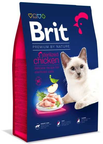 BRIT PREMIUM Cat Adult lašiša 8kg