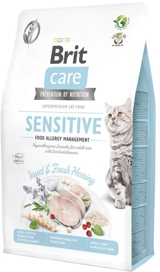 Brit Care Cat GF Sterilized Sensitive (Fesh triušiena) 2kg