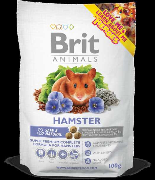 BRIT Animals maistas žiurkėnams 100g
