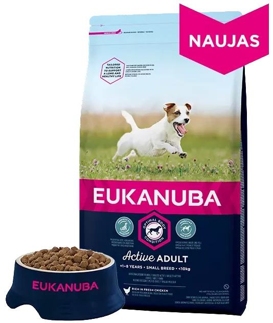 Eukanuba Active Small Adult (vištiena) 3kg