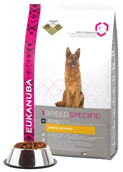 Eukanuba Adult German Shepherd sausas maistas vokiečių aviganiams 12kg
