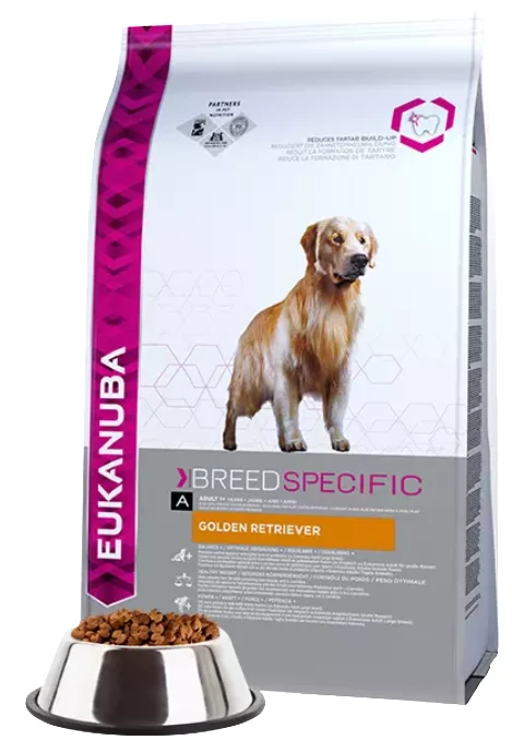 Eukanuba Adult Golden Retriever sausas maistas auksaplaukiams retriveriams 12kg