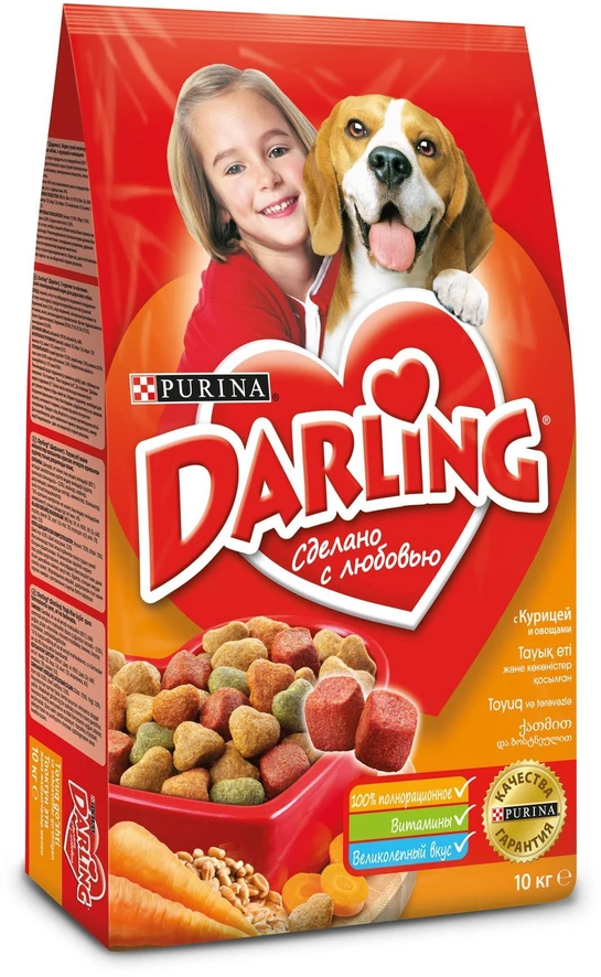 Sausas šunų maistas Darling, 3kg