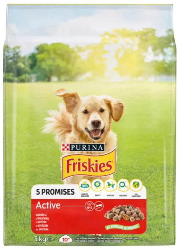 Purina Nestle Sausas šunų maistas Purina Friskies 1.5kg
