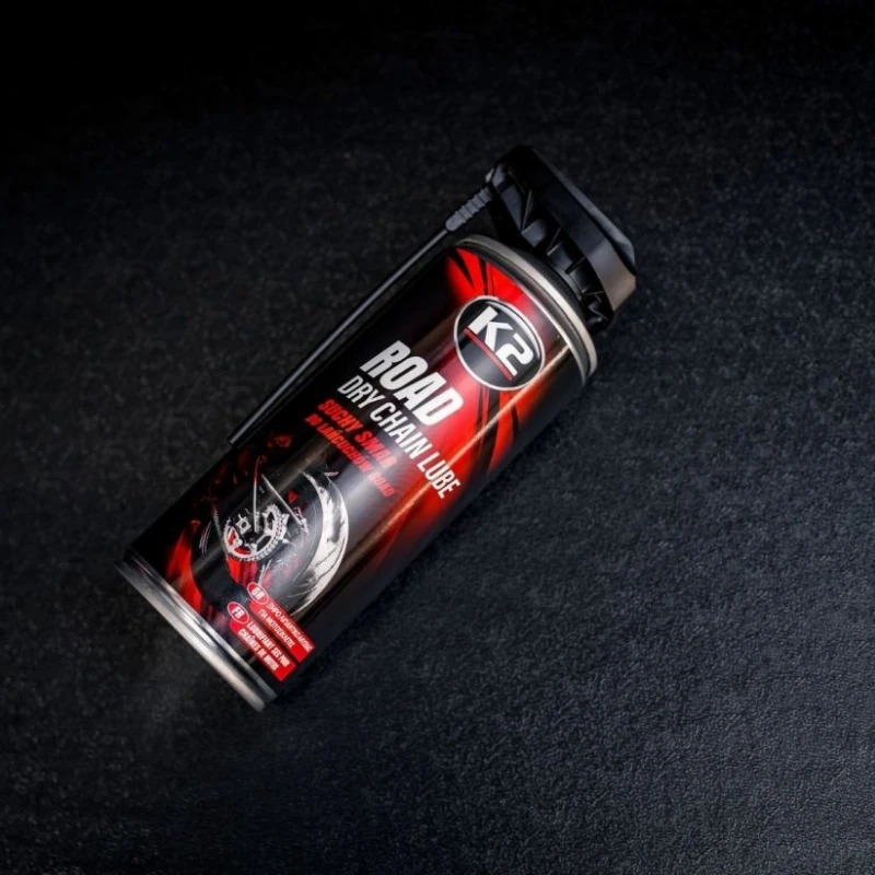 Sausas tepalas K2 ROAD DRY CHAIN LUBE 400ml
