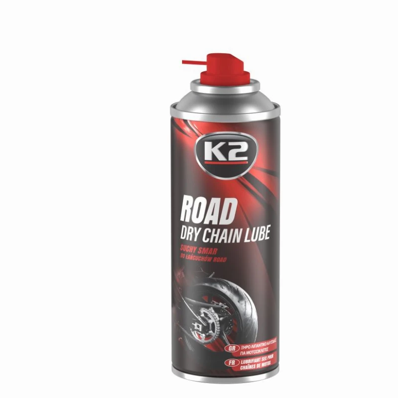 Sausas tepalas K2 ROAD DRY CHAIN LUBE 400ml