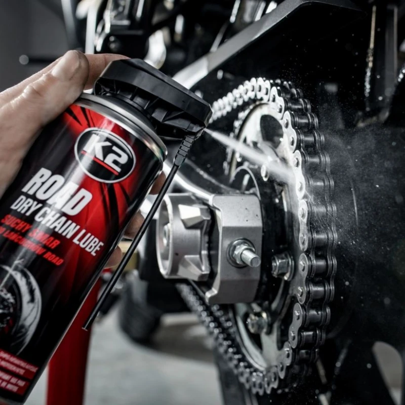 Sausas tepalas K2 ROAD DRY CHAIN LUBE 400ml