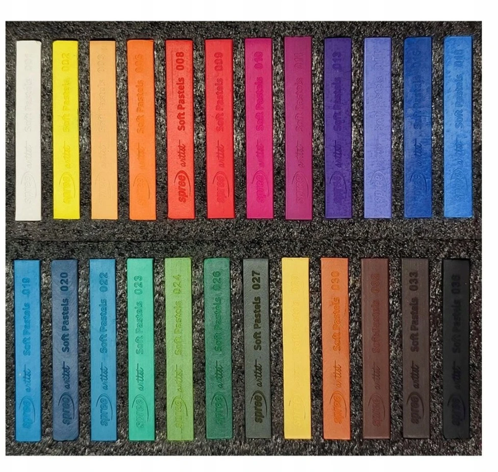 Sausos pastelės Extra Fine 24 spalvos - Koh-I-Noor