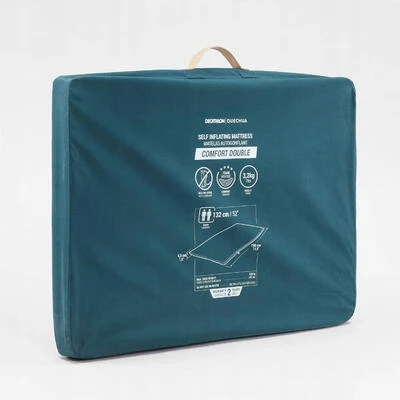 Savaime prisipučiantis kempingo kilimėlis Quechua Comfort 132 cm 2 asmenims