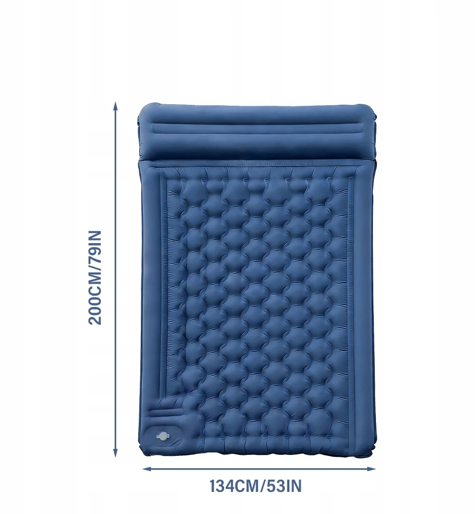 Savaime prisipučiantis kilimėlis Dvigubas pripučiamas čiužinys itin lengvas 200X134X10 CM BEDEE