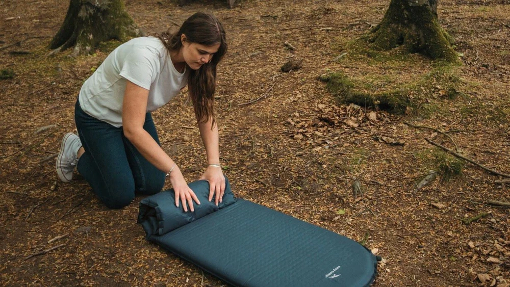 Savaime prisipučiantis turistinis kilimėlis Easy Camp Compact Single, 182x51x2.5 cm
