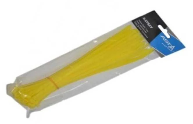Asta Dirželiai užtraukiami tvirtinimo 5x300mm 50vnt geltoni