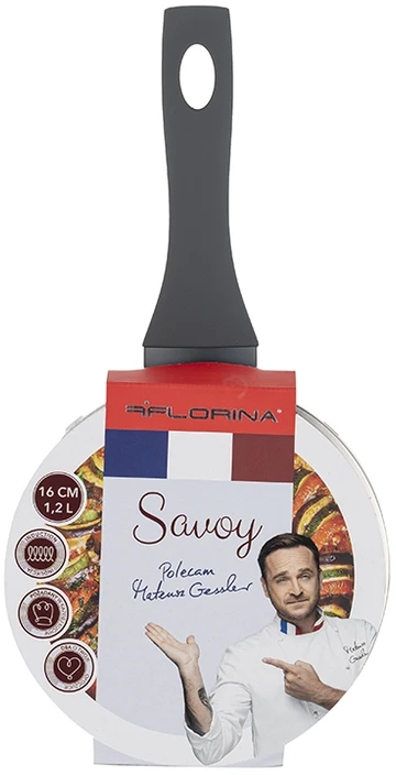 SAVOY FLORINA ALUMININĖ DEŠRA 16 CM 1,3 L