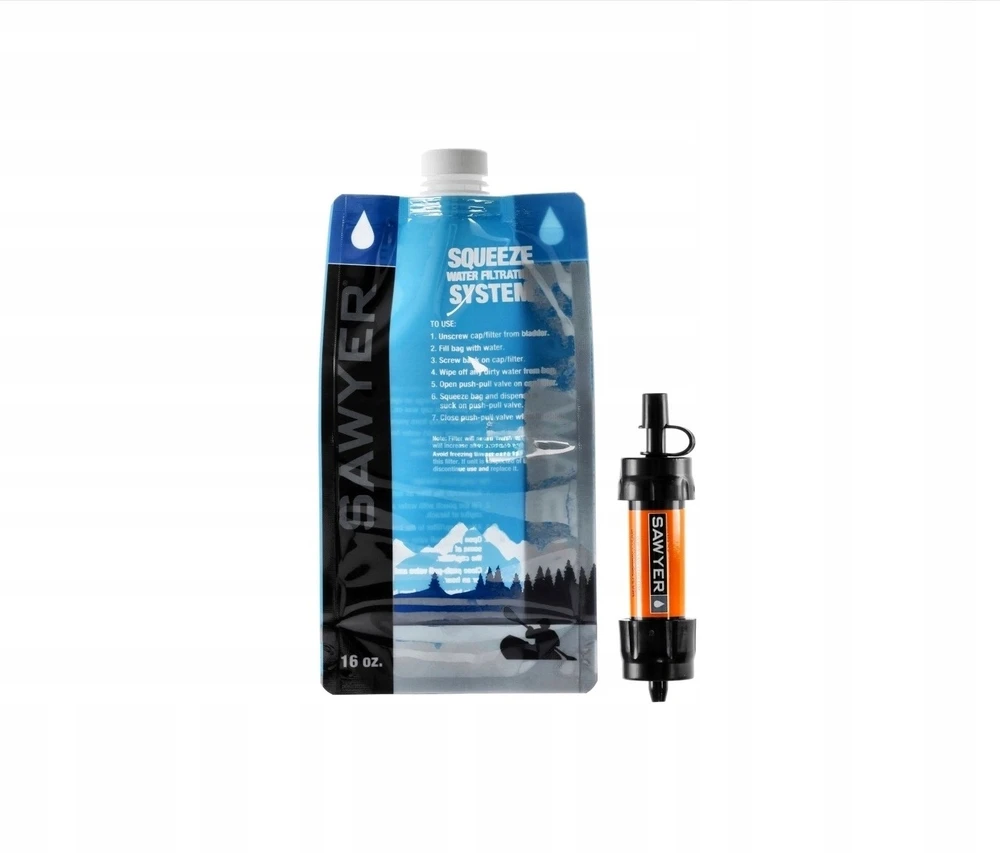 Sawyer Mini Rožinė SP102 Oranžinis vandens filtras