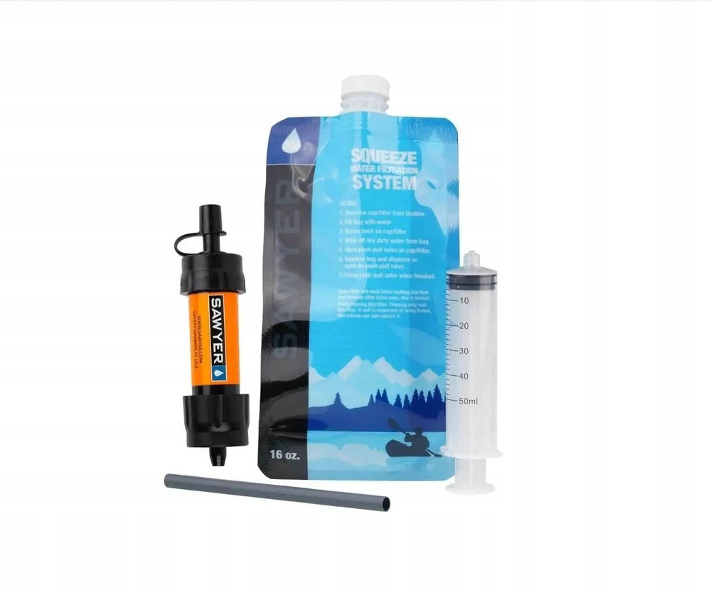 Sawyer Mini Rožinė SP102 Oranžinis vandens filtras