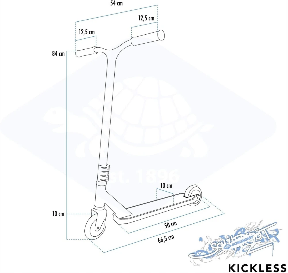 Schildkröt Funsports Paspirtukas Schildkrot SFW HUL. Stunt Kickless Sunset