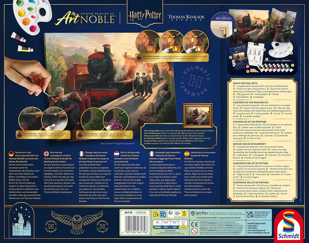 Schmidt Spiele My ArtNOBLE Thomas Kinkade - Harry Potter Hogwarts Express