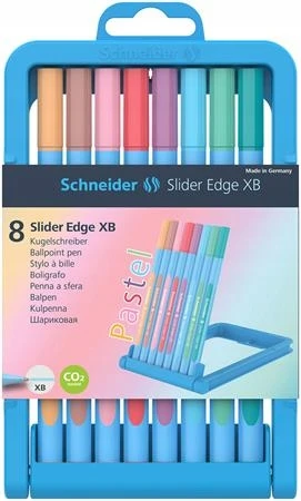 Schneider Electric "Slider Edge Pastel XB" tušinukas dėkle 8 spalvų - Schneider