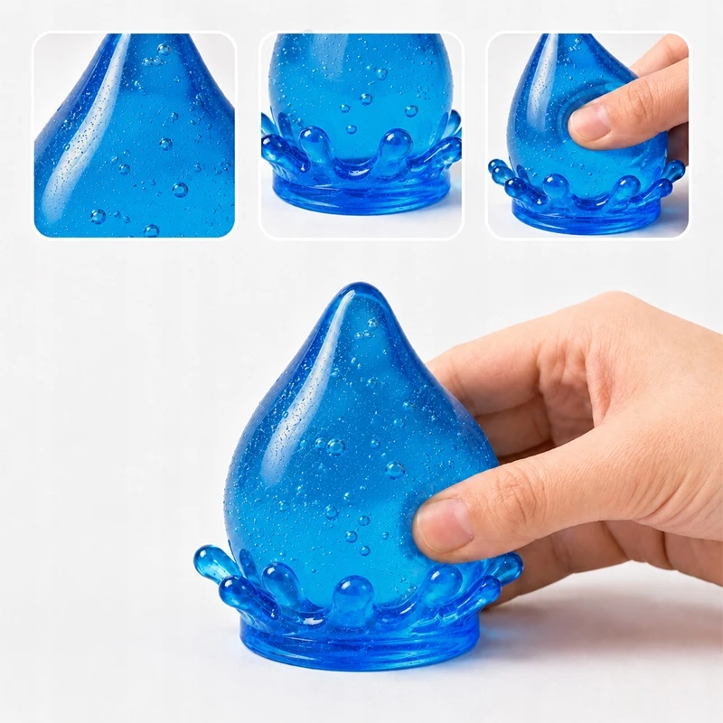 Schylling LARGE SQUEEZE vandens lašas Nice Cube NeeDoh ANTISTRESS žaislas