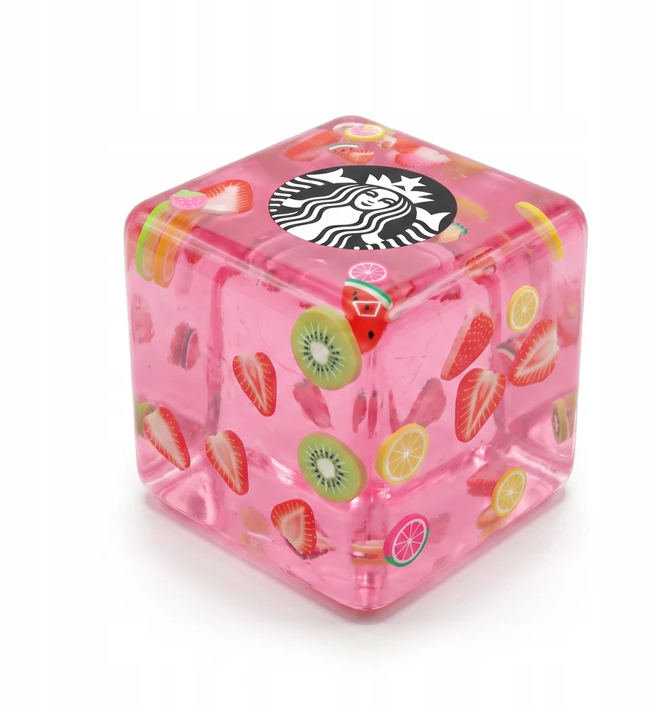 Schylling NeeDoh Nice Cube Gniotek Anti-stress Ice Cube atminties rožinė