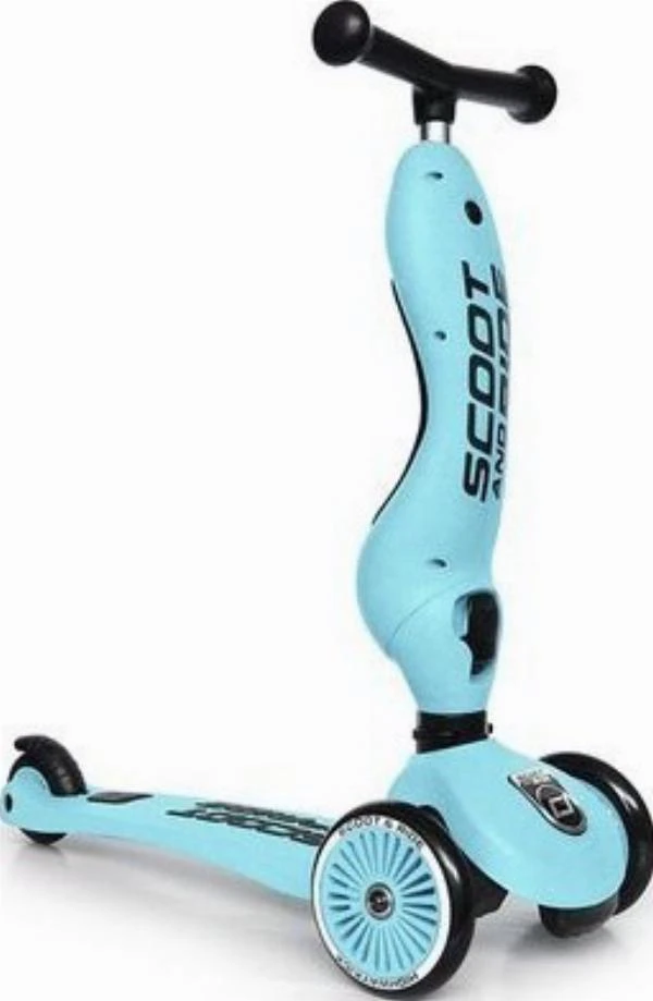 Scoot and Ride Paspirtukas - triratukas Scoot & Ride 2in1, šviesiai mėlynas