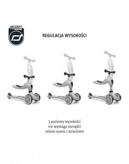 Paspirtukas - balansinis dviratukas Scoot & Ride  Highwaykick 1 2in1 Lemon 96354