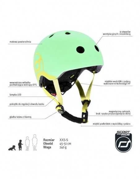 Scoot and Ride Scoot & Ride Kask XXS-S Kiwi