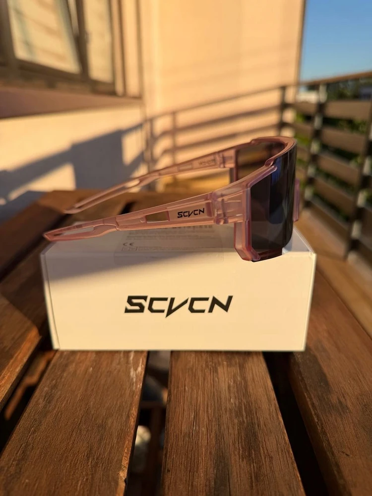 SCVCN UV400 fotochrominiai sportiniai dviračių akiniai bėgimui