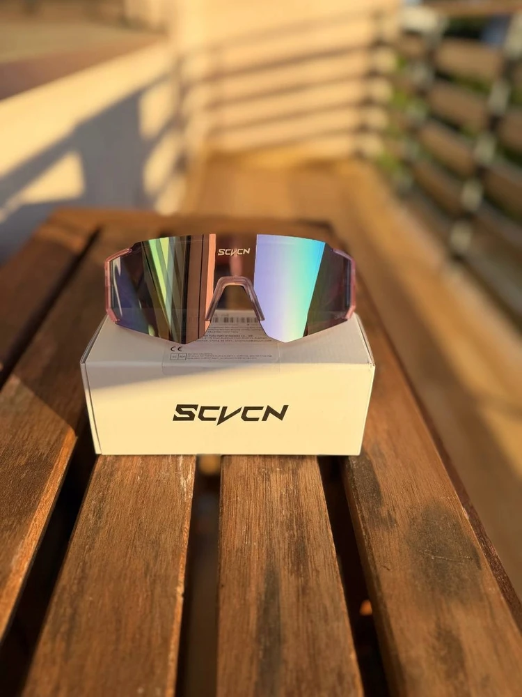 SCVCN UV400 fotochrominiai sportiniai dviračių akiniai bėgimui