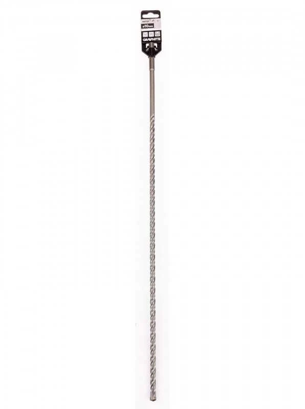 Graphite SDS plius betoninis grąžtas su dviguba spiralė 10 x 600 mm