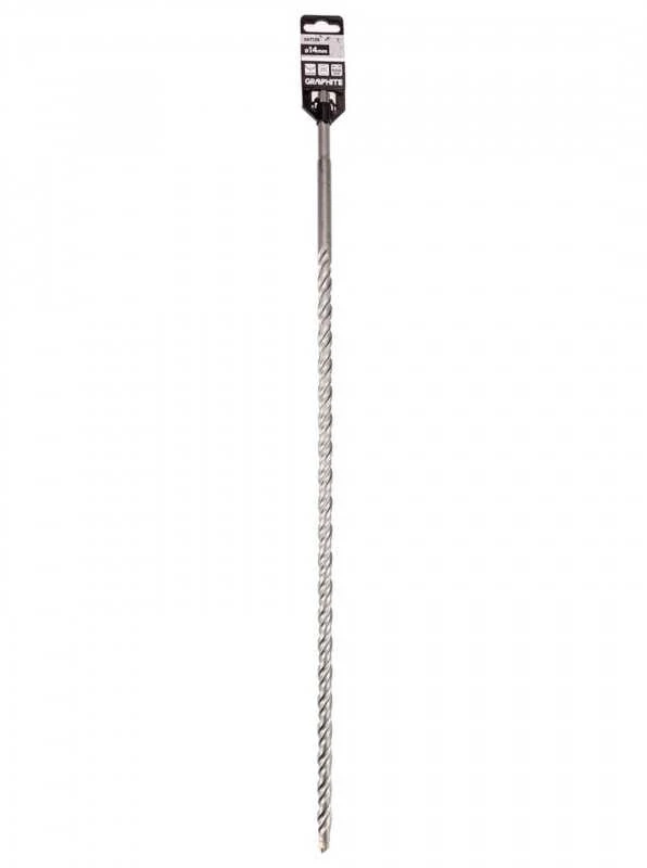 Graphite SDS Plus betoninis grąžtas su dviguba spiralė 14 x 600 mm