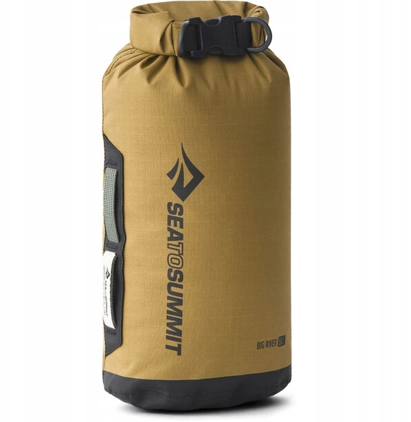 Sea To Summit Big River 5l vandeniui atsparus maišas, aukso spalvos