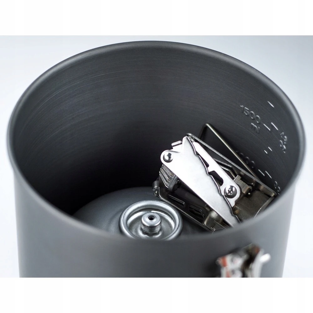 Sea To Summit JAV GSI Outdoors Halulite Boiler 1.8 L turistinis puodas | Kietai anoduotas aliuminis