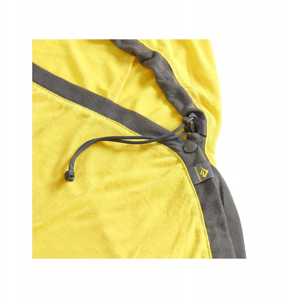 Sea To Summit Reactor Sleeping Bag Liner - Mummy W / Drawcord - kompaktiškas - geltonas