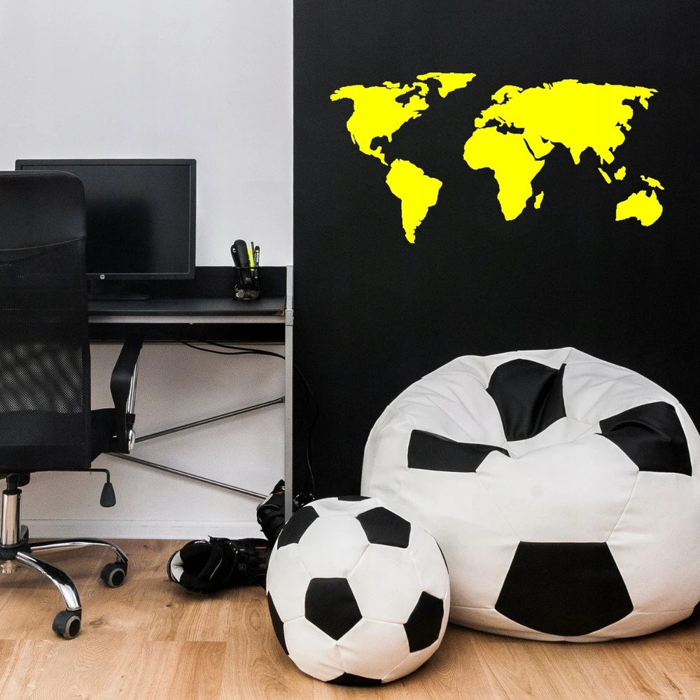 Sėdmaišis su pufu Ball XXXXL (100 cm), Baltas/Juodas