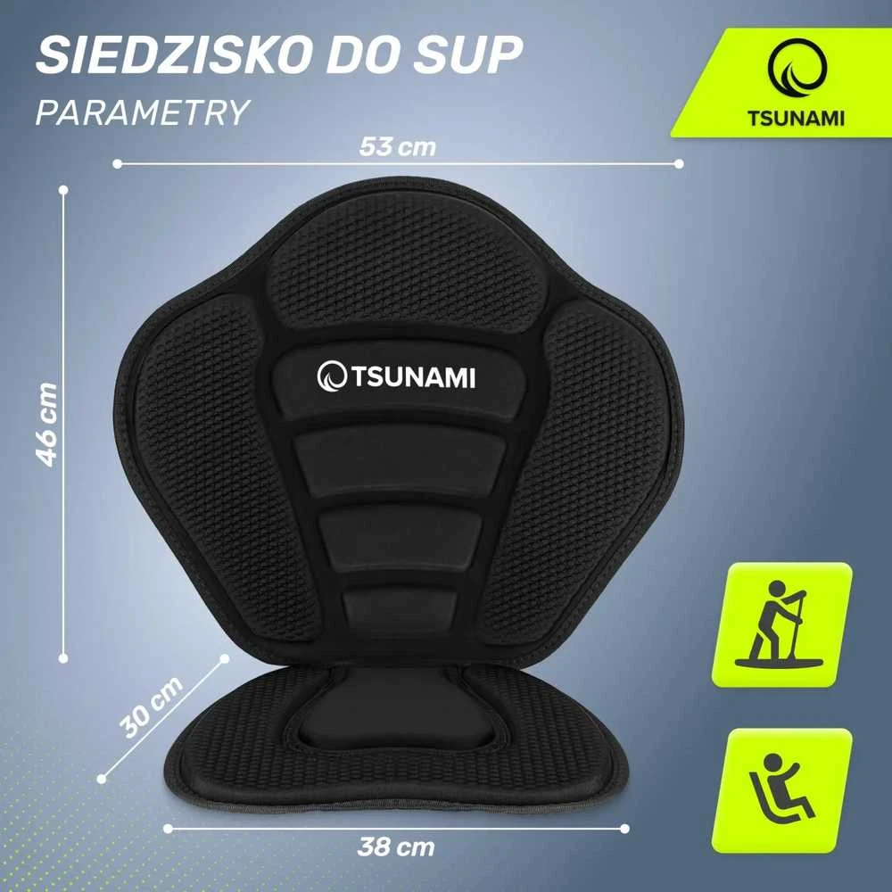 Sėdynė su atlošu irklentei TSUNAMI