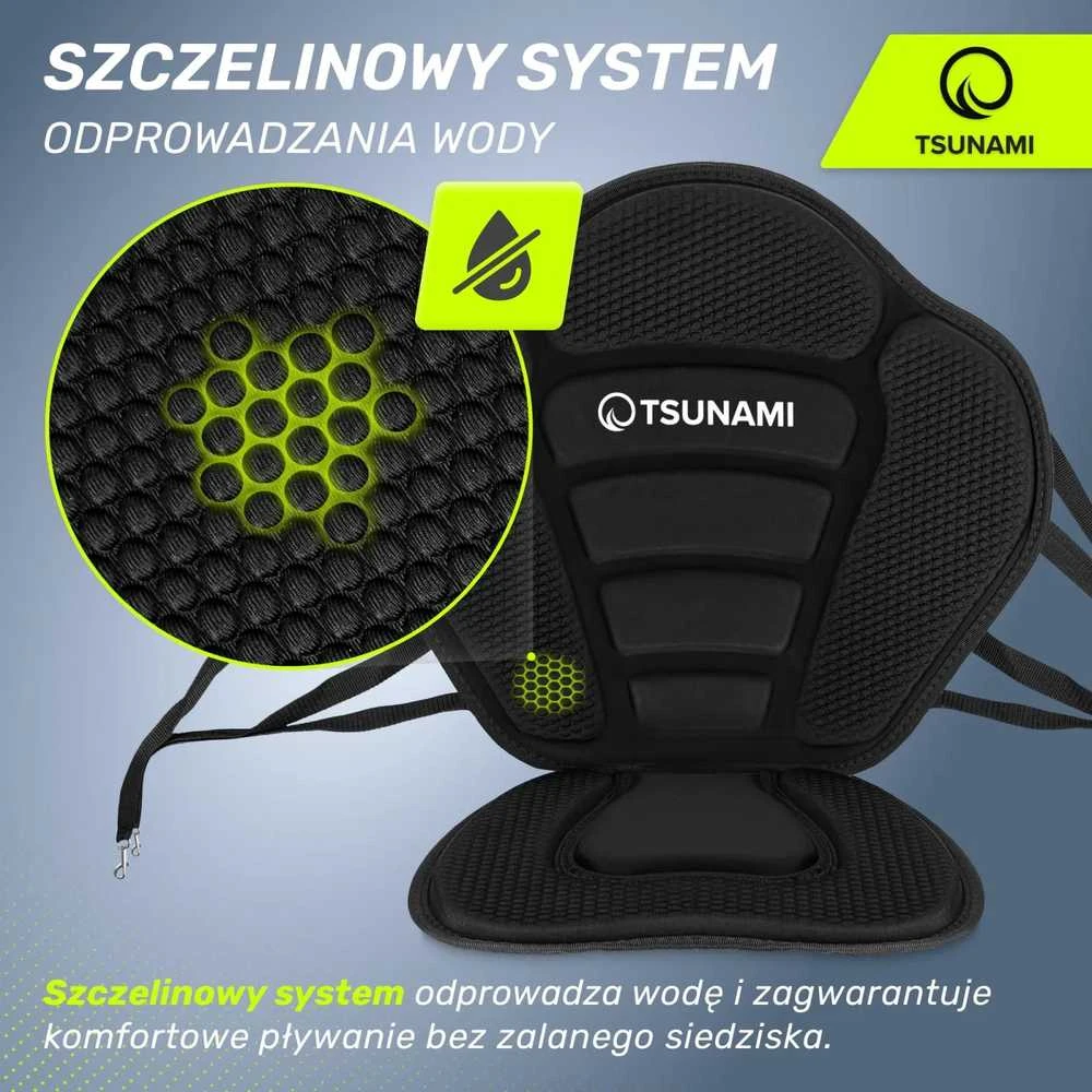 Sėdynė su atlošu irklentei TSUNAMI
