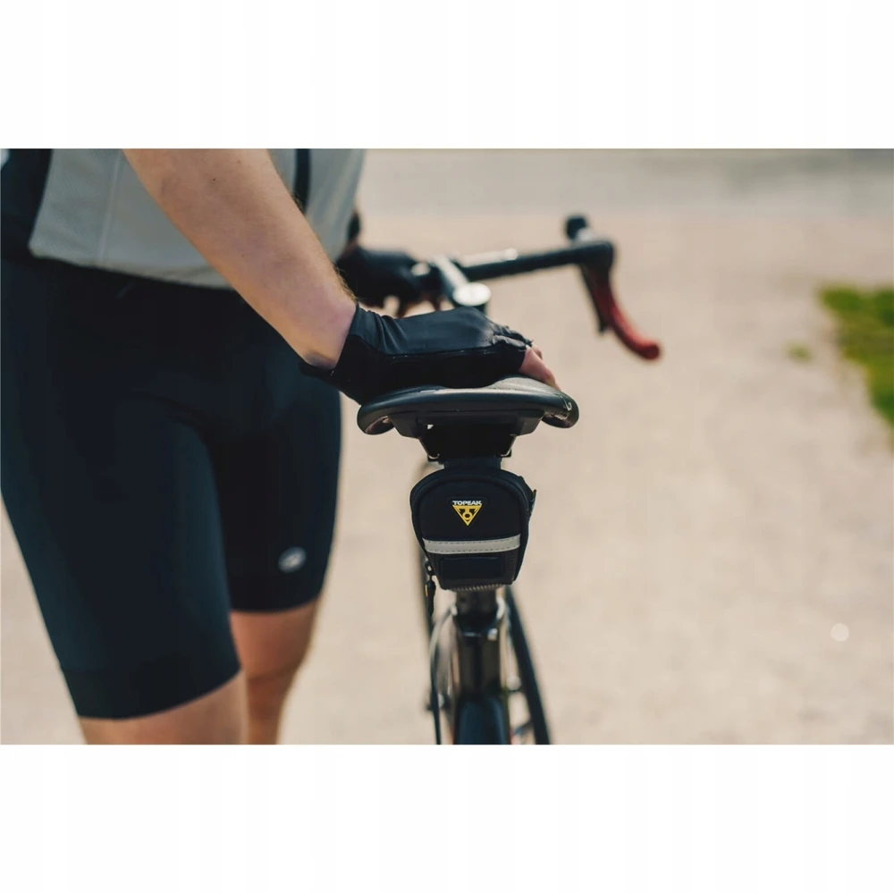 Sėdynės krepšys - TOPEAK - Aero Wedge Pack Medium - Išsiplečiantis - Juodas - 0,98 L