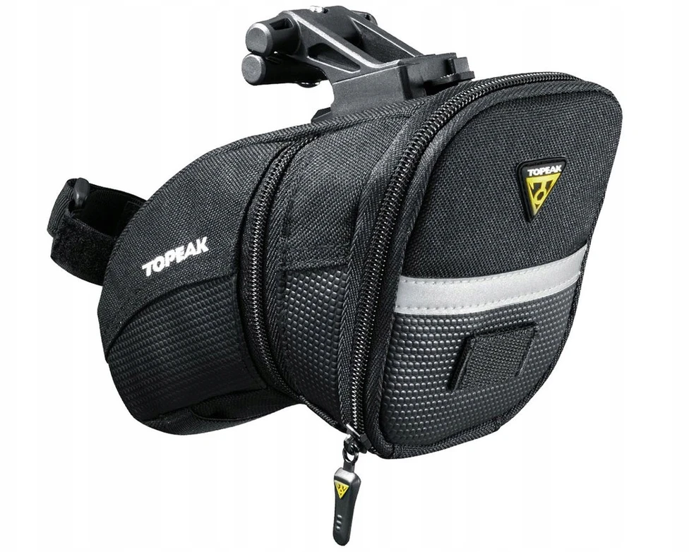 Sėdynės krepšys - TOPEAK - Aero Wedge Pack Medium - Išsiplečiantis - Juodas - 0,98 L